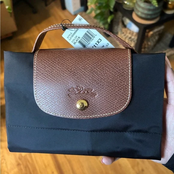 Longchamp Le Pliage Briefcase in Black | New - Picture 3 of 8